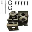 379060 Standard Bearing Block Kit with Roller for in-Wall Slide-Outs on RvIncludes Upper and Lower Blocks Rivets Exact-Match Component Replace OE 379060