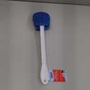 Lola Products Bath & Toilet Bowl Scrubber Brush w/Comfort Handle & Hang Hole. Non-Scratch, Removes Rings w/Scrubbing Pad, 1 Pack