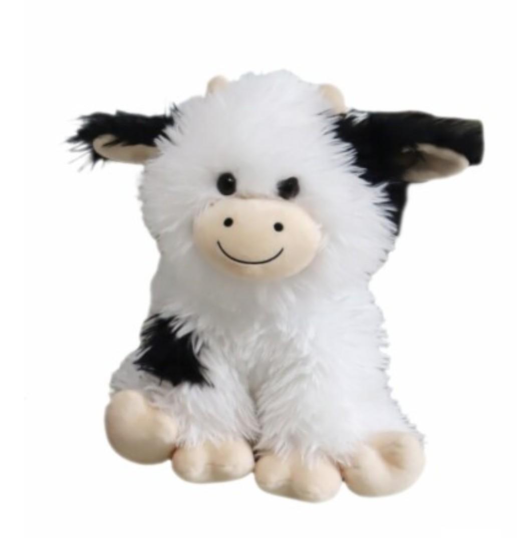 Holiday Home 14" Fluffy Cow Plush