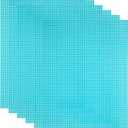 uxcell 5Pcs Mesh Canvas Sheets, 10.5 x 13.5 Inch Plastic Canvas, Eye Mesh for Embroidery, Crafting, Knit and Crochet Project, Bag Making, Home Decoration, Green