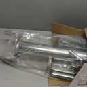 2000 lbs Trailer Jack with Dual Wheel, Heavy Duty Swivel Boat Jack, 12" Lift, Bolt-on Tongue Trailer Jacks for RV Boat Trailers, Silver