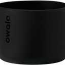 Owala Silicone Water Bottle Boot, Anti-Slip Protective Sleeve for Water Bottle, Protects FreeSip and Flip Stainless Steel Water Bottles, 40 Oz, Black