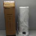 Large Humidifiers for Bedroom, 9L/2.5Gal Ultrasonic Cool Mist, Top Fill Easy Clean with 350ML/H Mist Speed, Quiet, Suitable for Kids Room Plant Yoga Office Study Room Living (White, Round)