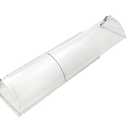 Frost King HD11 Baseboard Air Deflector, Heavy Duty, Clear Plastic with Magnetic hold, Fits baseboards up 25' wide, Adjustable 15" to 25"