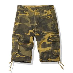 Men's Cotton Cargo Shorts, Short Trousers Work Shorts Jogging Men's Sweat Shorts Large Size Cheap Overalls Shorts Multi Pockets with Drawstring Comfortable Summer Surf Shorts, Size 31
