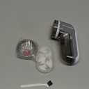 BEAUTURAL Fabric Shaver and Lint Remover, Sweater Defuzzer with 2-Speeds, 2 Replaceable Stainless Steel Blades, Battery Operated, Remove Clothes Fuzz, Lint Balls, Pills, Bobbles Gray