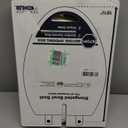 KOHLER 4636-RL-96 Cachet ReadyLatch Elongated Toilet Seat Slow Close Soft Close, Toilet Seat Quiet Lid, Contoured Grip-Tight Bumpers Installation Hardware, Apartment Essentials, Biscuit