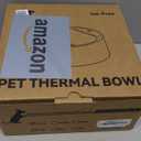 NAMSAN Heated Water Bowl for Outdoor Cats, 2.2L Heated Dog Bowl, Provides Drinkable Water in Winter, Heated Pet Drinker for Chickens Rabbits Birds Bath, Livestock Thermal Watering Trough