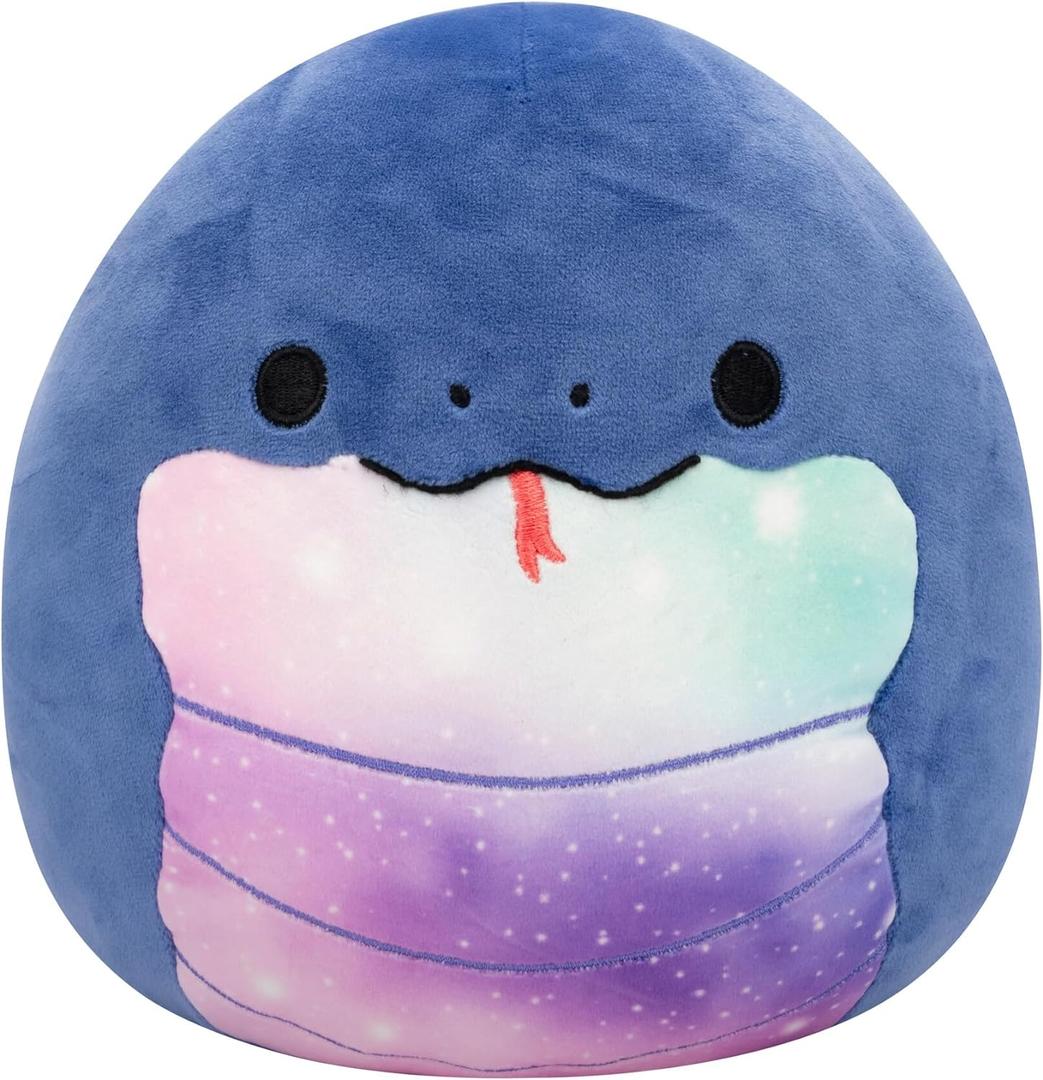 Squishmallows Original 8-Inch Herman Navy Blue Snake with Celestial Belly - Official Jazwares Plush (Little) (Navy Blue Snak)