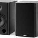 NEUMITECH NEUMI BS5 Passive Bookshelf Speakers, 5-Inch Woofer, 1-Inch Tweeter, Dark Wood, 1 Pair