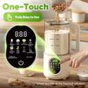 55oz Nut Milk Maker, 10-in-1 Plant Milk Maker Machine, 800W 20-Blade Smooth Blend Soy/Almond/Oat Milk Maker Hot Max 27oz, One-Touch, Auto Clean 2-Min, 12-H Delay, 4-H Keep Warm