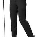 Willit Women's Golf Pants Hiking Cargo Pants Quick Dry Lightweight Outdoor Casual Pants Water Resistant (16, Deep Gray)