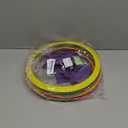 Hey! Play! Hopscotch Ring Game-10 Multi-Colored Plastic Rings and 15 Connectors for Indoor or Outdoor Use-Fun Creative Play Set for Girls and Boys