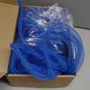 M METERXITY Mesh Tube Ribbon 25 Yards, 10mm Elastic Fabric Ribbons Mesh Tubing for Crafts/Gift Wrapping/Flower Bouquets/Wedding/Birthday/Holiday/Wreaths Christmas/Decoration[Blue]