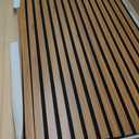 Art3d 4-Pack 47x23.6 Inch Acoustic Panels with Wood Slat Design - Soundproof Wall Panel for Office, Gaming Room & Studio, Ideal for Streamers, Home Workers & Recent Movers, Walnut