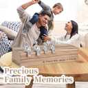 6th Anniversary Idea, 6 Years We Made A Family Resin Ornament - Gifts for Her/Him Anniversary or Wedding Gifts for Wife, Husband(2 Children)
