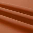 DUALIFE Rust Burnt Orange Blackout Bedroom Curtains 63 Inch Length Grommet Drapes Room Darkening Thermal Insulated (42 x 63 in, 2 Panels)