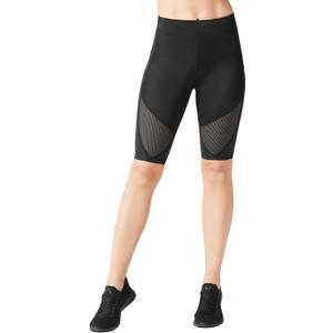 CW-X Women's Stabilyx Mid Rise Compression Shorts, 127805, Performance Shorts with Hip Joint Support, Small, Black