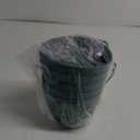 7 inch Flower Pots, 5 Pack Plant Pots with Drainage Holes and Saucers for Indoor Plants, Plastic Planters with Water Ripple for Small Garden House Plants, Nursery Pots for Succulent, Blue Green