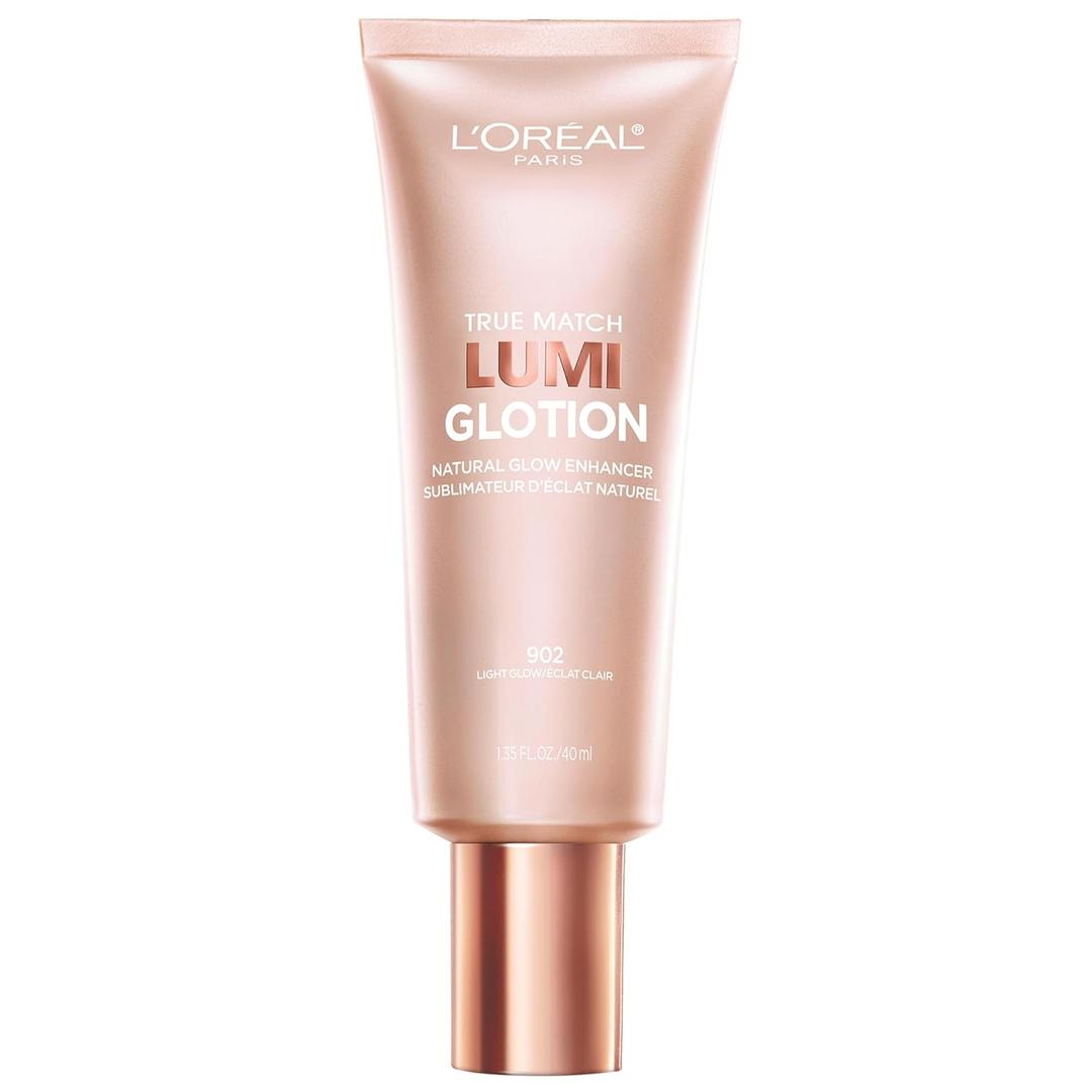 L'Oreal Paris Makeup True Match Lumi Glotion, Natural Glow Enhancer, Illuminator Highlighter, Bronzing Drops For a Sun-Kissed Glow, 902 Light (1.35 Fl Oz (Pack of 1))