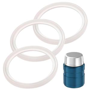 Impresa Replacement Silicone Gaskets - Compatible with Thermos Stainless King Food Jars & Thermos Seal Replacement - Leak-Proof & Food Jar Seal - Durable Silicone & Gasket Kit - Pack of 3, Round Impresa Replacement Silicone Gaskets - Compatible with Thermos Stainless King Food Jars & Thermos Seal Replacement - Leak-Proof & Food Jar Seal - Durable Silicone & Gasket Kit - Pack of 3, Round
