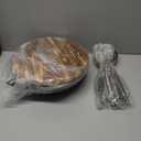 Leidawn 12.8" Carbon Steel Wok-11Pcs Woks & Stir Fry Pans Wok Pan with Lid, No Chemical Coated Chinese Woks with 10 Cookware Accessories, Flat Bottom Wok for Electric, Induction, Gas Stoves