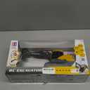 DOUBLE E Volvo RC Excavator Remote Control Excavator Toy for Boys Full Function Construction Vehicles Toys with Shovel for Outdoor Play Sandbox Digger Toys Gifts for Kids