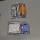 Thenshop 24 Pcs Teacher Appreciation Week Gifts Funny Teacher Sticky Notes Ballpoint Pen Notepad Self Adhesive Writing Thank End of Year Gifts for Employee Office Supplies (Schoolstyle)