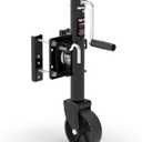 1200 lbs Trailer Jack with Wheel, 10" Lift, Bolt On Tongue Jack for RV, Boat, Trailer and More