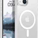 BENTOBEN for iPhone 15 Case, for iPhone15 Phone Case Compatible with MagSafe, Translucent Matte Magnetic Cover Shockproof Women Girl Protective Cute Case for iPhone 15 6.1", White