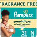 Pampers Swaddlers Diapers, Size 0 (up to 10 lbs), 31 Count, Absorbent, Keeps Baby Dry and Comfortable, Pediatrician Recommended Skin Safe Disposable Baby Diaper