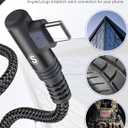 sweguard iPhone 17 Charger USB to Type C Cable 90 Degree [2-Pack,3.3FT] Fast Charging Cord for iPhone 17 16 15 Pro Max Plus Galaxy S25 S24 S23 S22 S21 S20 A55 A54 A15 Note Flip LG Pixel Moto