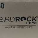 BIRDROCK HOME Seagrass Rolling File Cabinet - Storage Organizer Box with Lid - Home Office Decor - Decorative Organize - Letter Legal Hanging Filing Container - Espresso