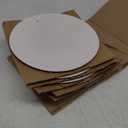 BTaT- White Porcelain Dinner Plates, Set of 6, 10.5 Inch, White Dishes, Porcelain Plates Sets for 6, Christmas Gifts