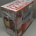 mustry Glass Drink Dispenser for Parties, 1 Gallon Beverage Dispenser with Stand and Spigot Solid Stainless Steel, Used as Lemonade Dispenser Sun Tea Jar Kombucha Jar, Set of 2