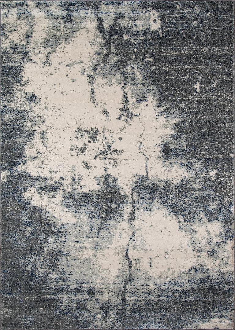 Momeni Rugs Loft Collection, Contemporary Area Rug, 2' x 3', Grey