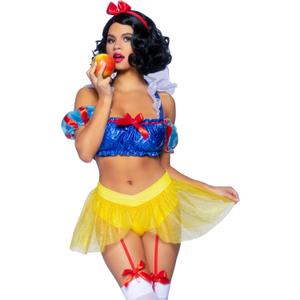 Leg Avenue Women's 3 Pc Bad Apple Snow White Costume