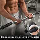 Original Weight Lifting Grips for Men Women Palm Protection, Ergonomics Fingerless Rubber Gym Hand Grips for Weight Lifting, Deadlifts, Gym Workout Gloves for Bodybuilding (Black)