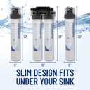Pentair Everpure H-300-NXT Quick-Change Filter Cartridge, EV927441, for Use in Everpure H-300-NXT Drinking Water Systems, 300 Gallon Capacity, 0.5 Micron
