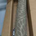 Bulijojo Front Door Mat Entrance, Durable Heavy Duty Welcome Mat, Thick Absorbent Natural Rubber Non Slip Mat, Sturdy Entryway Beige, 23"x35" (1'11" x 2'11" (Leaf))