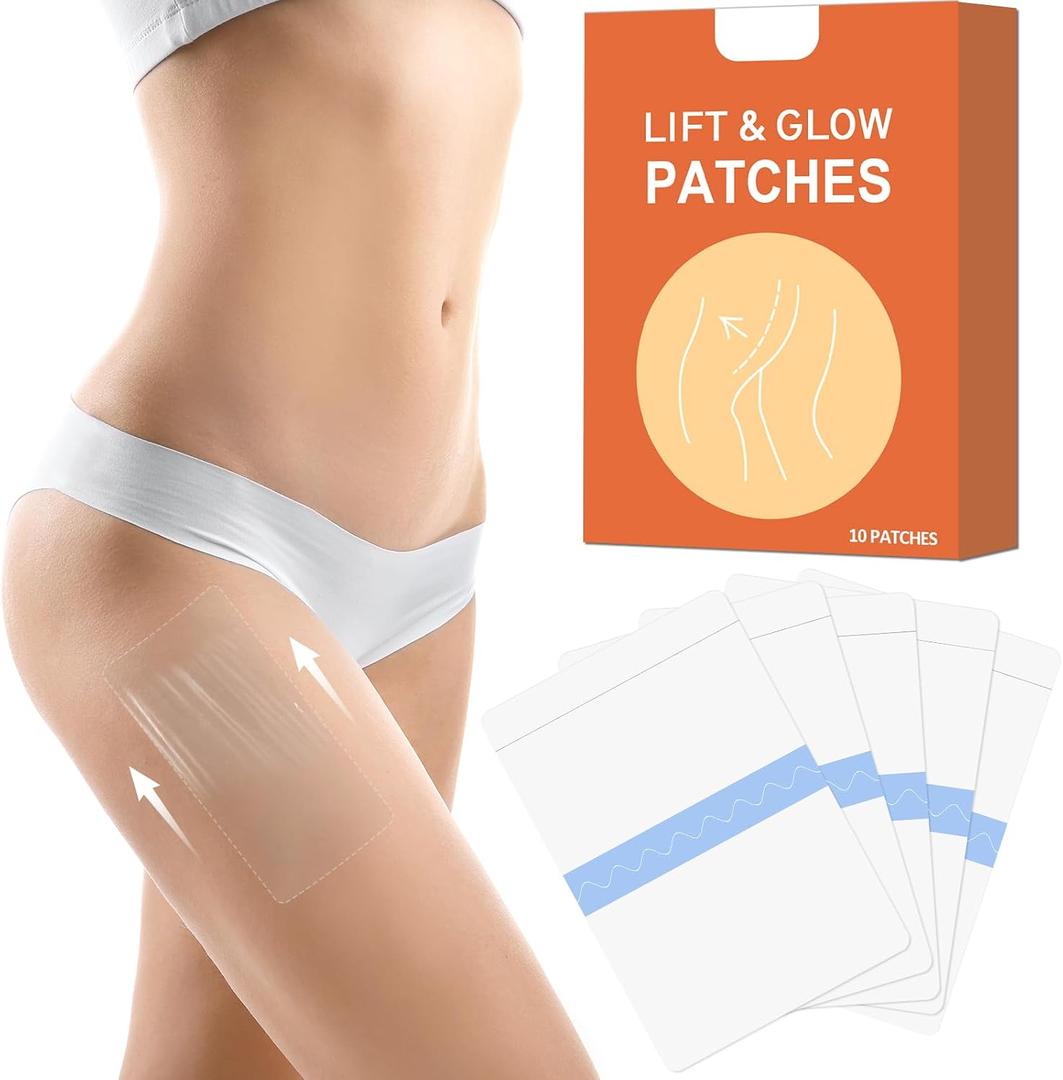 Thigh Lift Tape for Loose Skin, Waterproof Invisible Firming Patches for Legs, Reducing Thigh Friction, Lift and Patches Legs for Sagging Skin, Stomach, Arms, Body Tape for Women, 1BOX