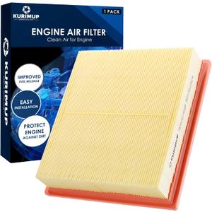 CA10755 Replacement Engine Air Filter, Efficient Filtration Offers 99% Air Purification, Fit for Toyota Avalon/Camry/Highlander/Sienna (2011-2020),Lexus, Grand Cherokee, Dodge Durango.