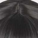 Anime Black Cosplay Wig - Straight Cute Wig for Costume, Halloween, Comic Party - Wig Cap Included
