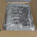 Thanaddo 10 x 20 Ft Carport Replacement Canopy Cover Garage Top Tent Shelter Tarp with Free 44 Ball Bungee Cords,Grey(Only Cover, Frame Not Include)