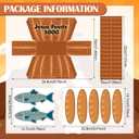 Motipuns 24 Set 24 Set Jesus Feed 5000 Craft Kit Sunday School VBS Religious Craft DIY Christian Handheld Basket Fisher of Men Vacation Bible School Gift for Home Church Preschool Activity Supply