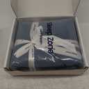 SLEEP ZONE Duvet Cover Twin/Twin XL Size, Stone Washed, Soft and Comfortable with Natural Wrinkles, Easy Care, Gift-Wrapped, Safe and Skin-Friendly(Flint Stone Blue, Twin/Twin XL)