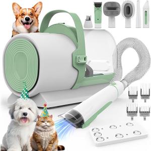 PG50 Plus Pet Grooming Kit - Dog Clipper, 7 Grooming Tools, Cat & Dog Vacuum for Shedding, 2.5L Large Capacity, 11000Pa Home Cleaning Brush