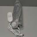 Deepsoon Heating Pad,Electric Heating Pads for Back,Neck,Abdomen,Moist Heating Pad for Shoulder,Knee,Arms,Legs,Dry/Moist Heat & Auto Shut Off,Christmas Gifts for Men and Women,White Gray,24x12 Inch