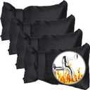 2 x 4 Pack Outdoor Faucet Cover for Winter Freeze Protection Winter Outdoor Faucet Cover Socks Waterproof Insulated Outdoor Spigot Hose Covers with Reflective Strip for Winter Cold Weather 8.3 x 5.5 Inch