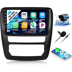 2+64G Car Radio for Chevrolet Traverse LT/Buick Enclave 2013-2017 Auto A/C Wireless Carplay/Android Auto,Android Car Stereo 9” Touch Screen GPS DSP WiFi Bluetooth FM/RDS Mirror Link SWC Backup Camera